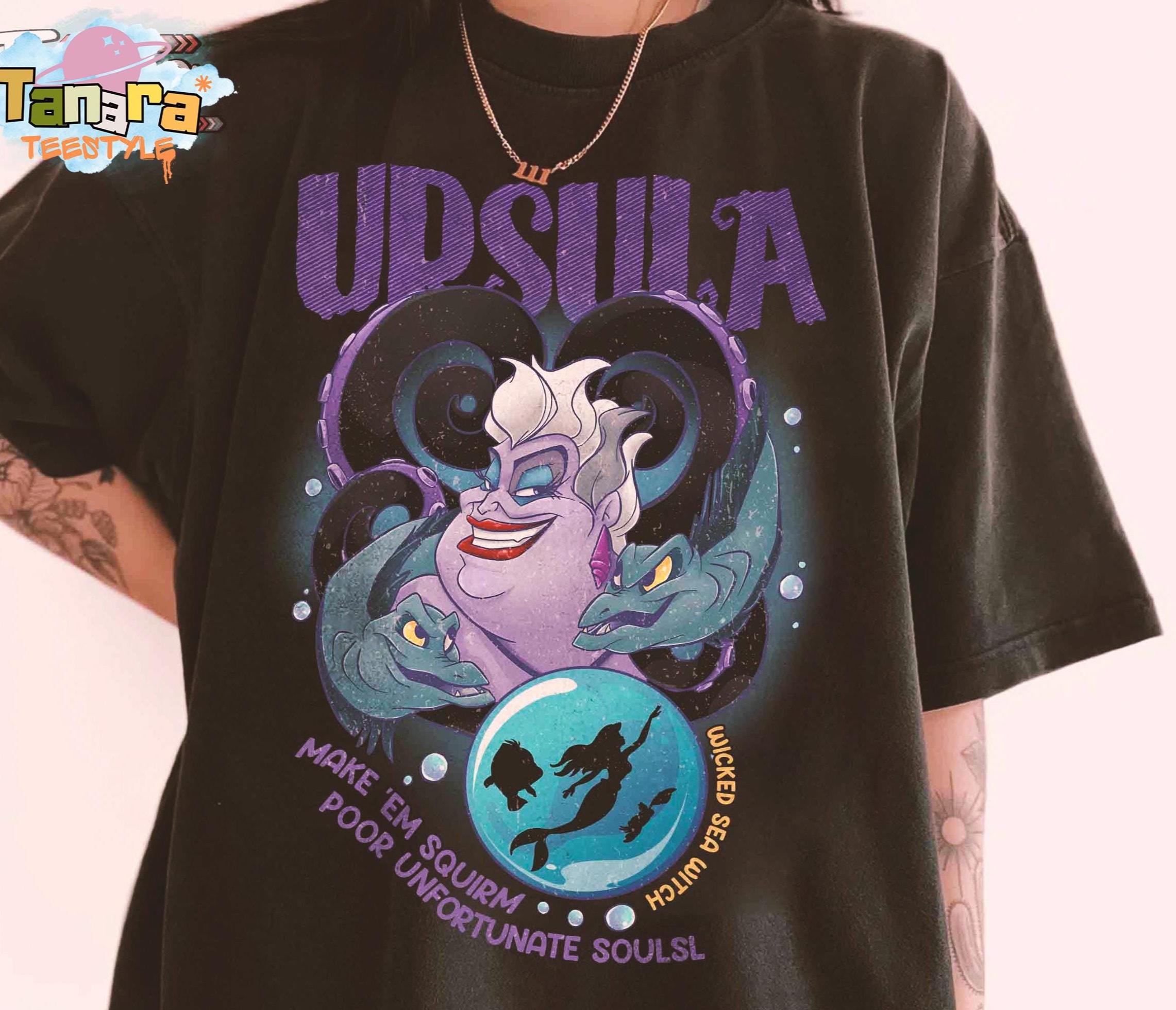 Sweat à Capuche Ursula Disney Halloween - Licence Officielle, Coupe Classique (241 G)