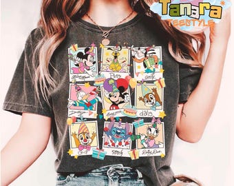 Mickey & Friends Disney Birthday Squad T-Shirt, WDW Disneyland Family Trip Party, Birthday Boy Girl Shirt, Retro 90s Disney Style
