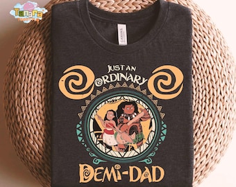 Camiseta retro de Moana Maui de los 90, un top corto, regalo del Día del Padre de Disney 2025, viaje a Magic Kingdom Disneyland, vacaciones familiares