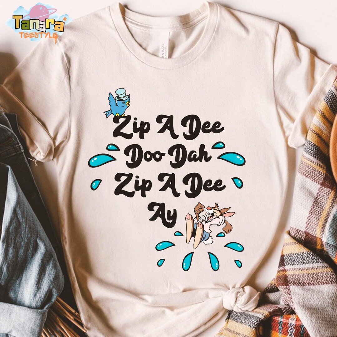 Retro 90s Disney Splash Mountain Zip A Dee Doo Dah T-shirt, Crop Top ...