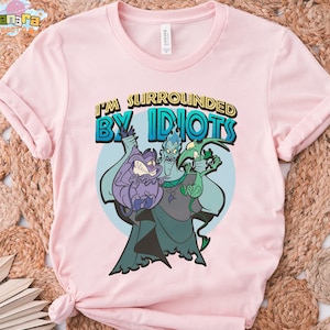 Disney Hercules Hades I'm Surrounded By Idiots T-Shirt, Crop Top, Pain And Panic Design, Unisex Family Birthday Gift, Adult Kid Tee