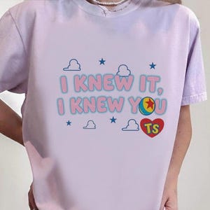 Retro I Knew It I Knew You T-Shirt, Toy Story 5 Friendship Tee, Woody and Buzz Lightyear Shirt, Disneyland Family Matching Tee image 2