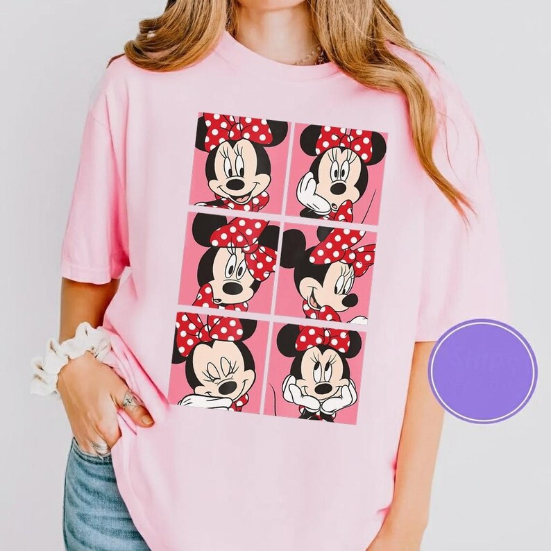 Retro Minnie Mouse T-Shirt, Disney Magic Kingdom Tee, Vintage Minnie Trip Shirt, Family Vacation Disney Shirt 2026 image 2