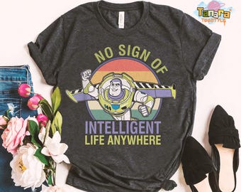 Retro 90s Toy Story Buzz Lightyear T-Shirt, Crop Top, Disney Pixar Collection, Woody Jessie Alien Quote Design, Perfect Disney Fan Gift