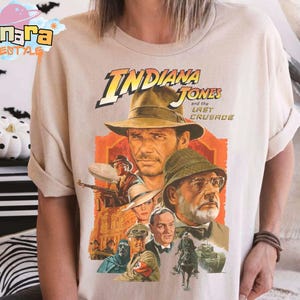 Disney Indiana Jones Adventure Shirt, Retro 90s Movie Design, Disneyland 1995 Nostalgia, WDW Magic Kingdom Gift, Family Vacation Tee