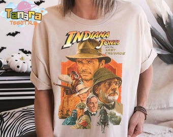 Disney Indiana Jones Adventure Shirt, Retro 90s Movie Design, Disneyland 1995 Nostalgia, WDW Magic Kingdom Gift, Family Vacation Tee