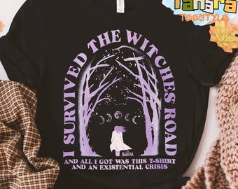 Retro 90s Agatha All Along Shirt, Vintage Disney Marvel Design, Agatha Harkness Witch Collection, Witches' Road Survivor Tee