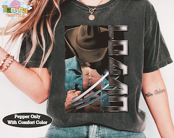 Retro 90s Marvel X-Men Wolverine Old Man Logan Tee, Crop Top, MCU Fans Marvel Studios Graphic Shirt, Unisex Birthday Holiday Gift, Comic