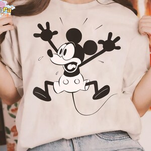 Disney Mickey Mouse 1928 Classic Pose Tee, Crop Top, Retro 90s Vintage Design, WDW Magic Kingdom Disneyland Gift, Mickey And Friends Shirt