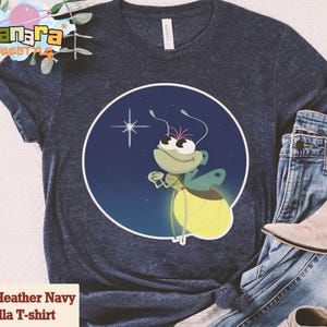 Disney Princess and the Frog Ray Firefly Evangeline T-Shirt, Look How She Lights Up The Sky, Retro 90s Disney Animation, WDW Disneyland Gift