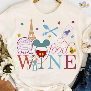 Retro 90s Remy Chef Epcot Food And Wine Festival Shirt, Crop Top, Anyone Can Cook Design, Ratatouille Adventure Tee, Disney World Family.