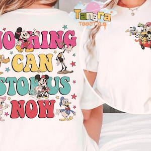 Disney Mickey & Minnie&#39;s Runaway Railway Tee, Family Vacation 2025 Design, Mickey and Friends Nothing Can Stop Us Now Shirt