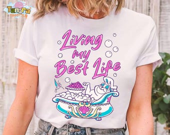 Camiseta engraçada retrô dos anos 90 Percy e Flit Vivendo Minha Melhor Vida, Top curto, Personagens da Disney Pocahontas, Férias em família no Disneyland Magic Kingdom