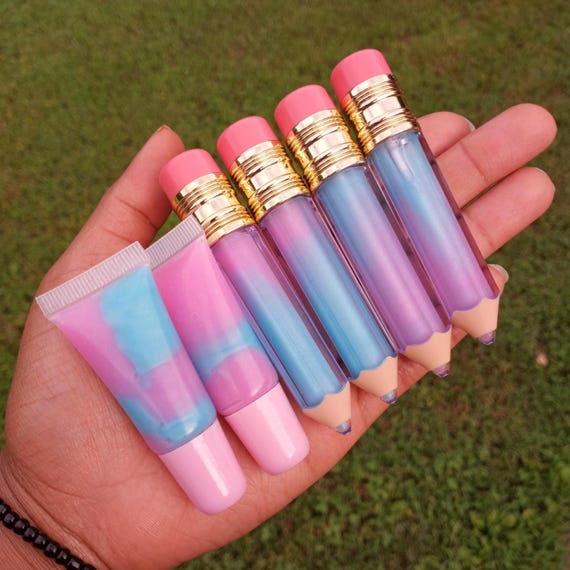 Cotton Candy Scented Clear Lip Gloss, Moisturizing Lipgloss