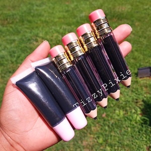 Black Lip Gloss, Blueberry Lip Gloss, Scented Lip Gloss, Gift For Girls Birthday, Kids Lip Gloss, TizzyPixie