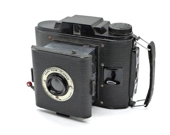 BOXED: Ansco PD16 Clipper compact viewfinder camera with fixed lens, tested and working