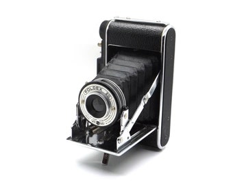 Pho-Tak Foldex 20 medium format folding camera with 105mm F11 lens, tested and working