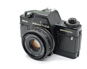 Praktica BCA Electronic  35mm SLR camera with 50mm F2.4 lens, tested and working