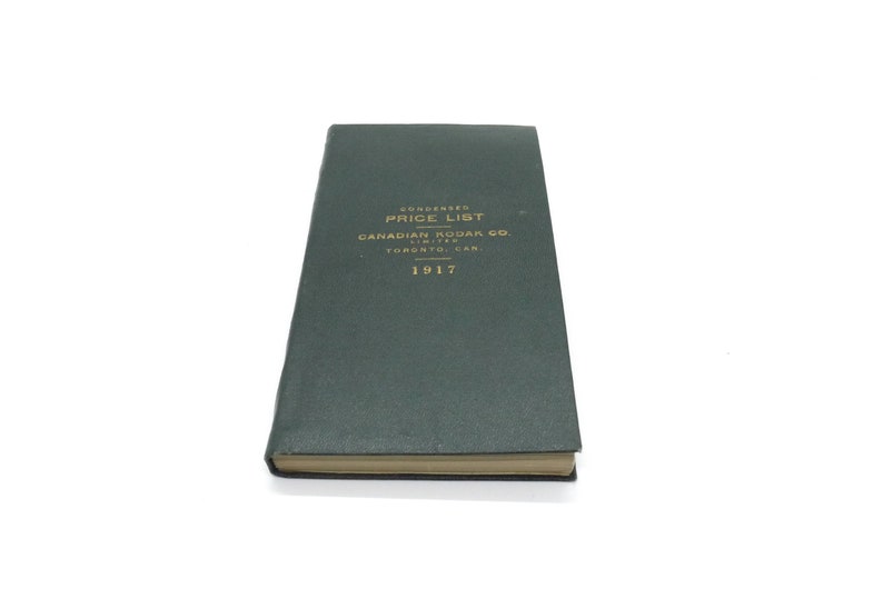Lista de precios condensada, Canadian Kodak Co. Limited 1917 imagen 4