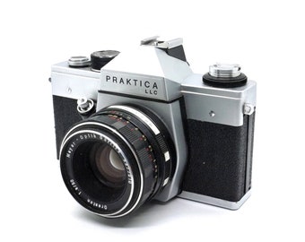Praktica LLC 35mm SLR camera with 50mm F1.8 lens, tested and working
