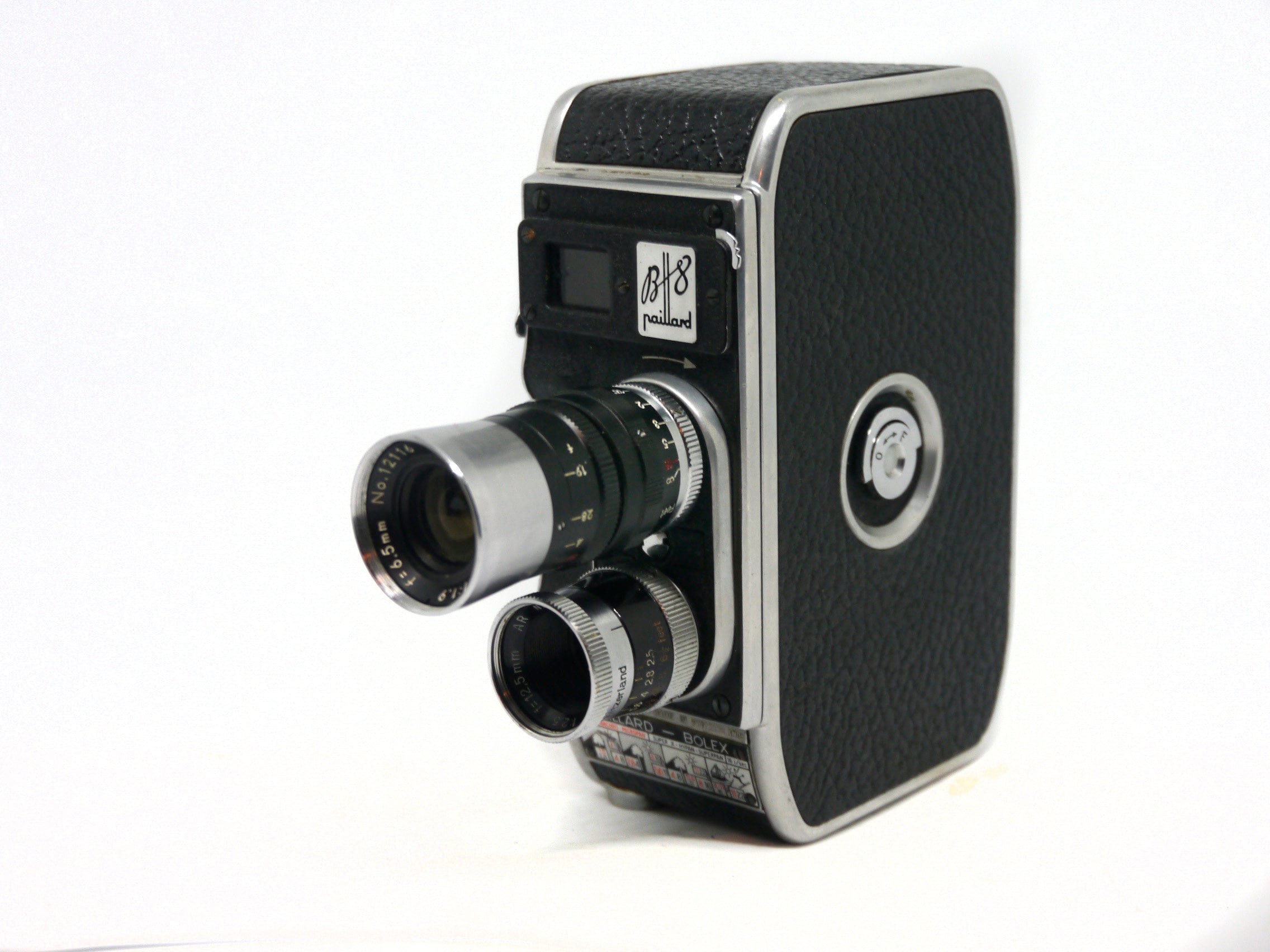 Beautiful compact Bolex Paillard B8 D mount 8mm movie camera