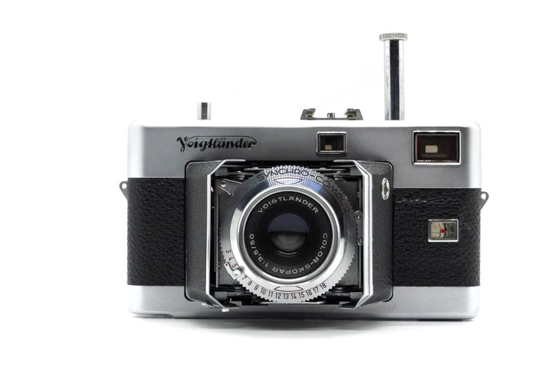 Voigtländer Vitessa A Version 5 35mm folding rangefinder camera with 50mm F3.5 lens, tested and working image 2