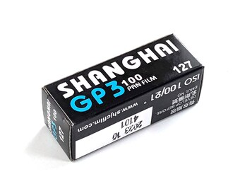 FRESH Shanghai GP3 ISO 100 black and white 127 film for your 4x4 cameras