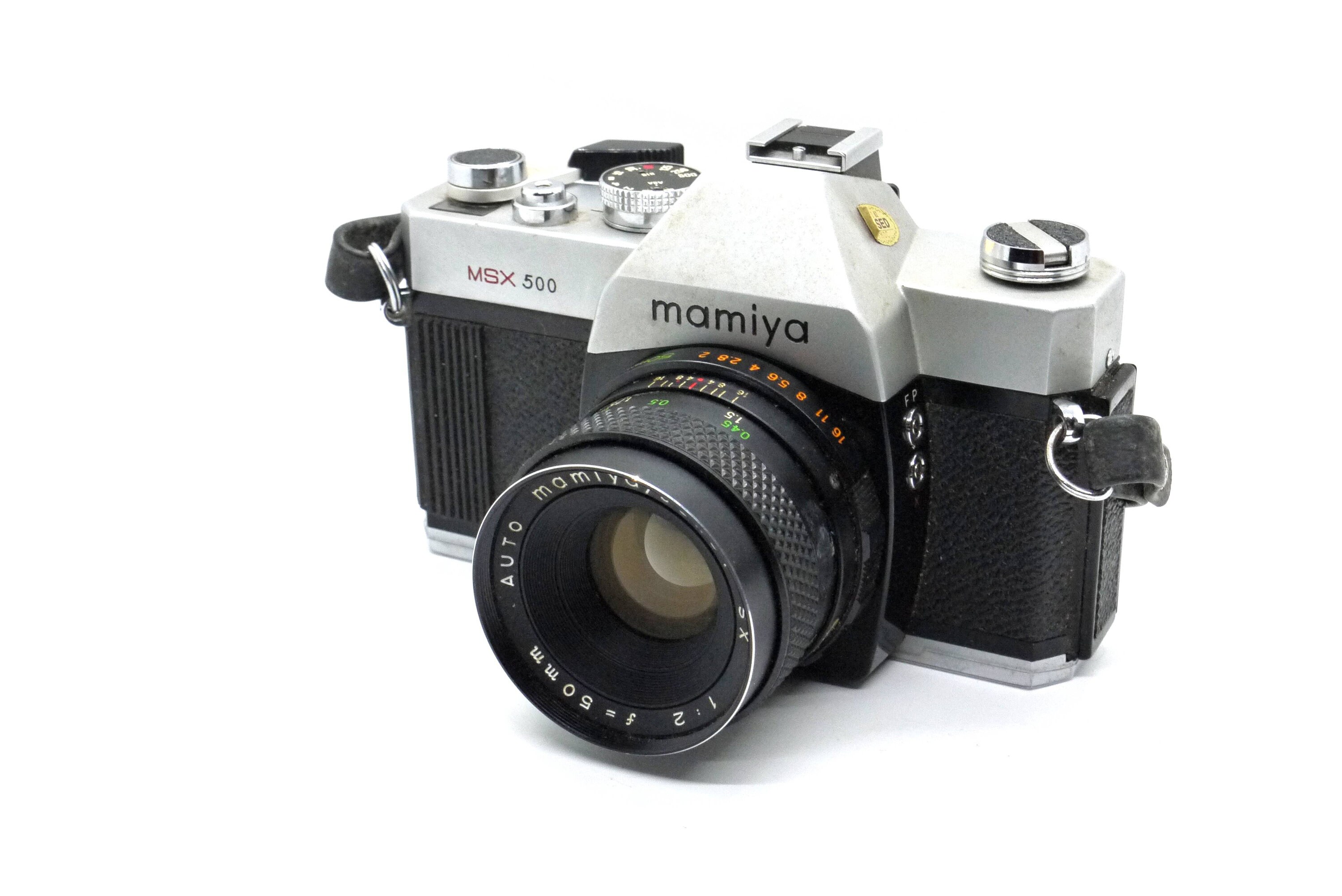 Mamiya MSX 500 35mm SLR Camera With 50mm F2 Lens, Tested and 