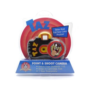 SEALED: Looney Tunes Taz point and shoot 110 outdoor camera, tested and working image 3