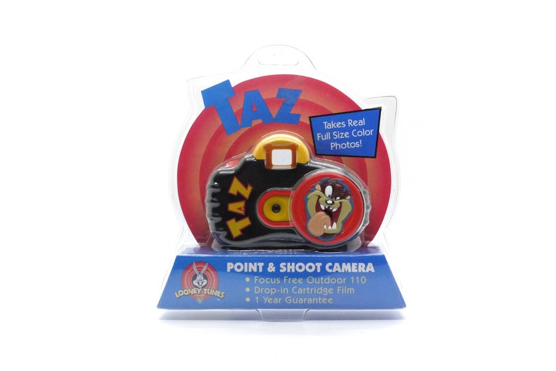 SEALED: Looney Tunes Taz point and shoot 110 outdoor camera, tested and working image 3