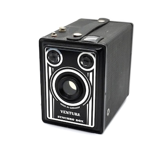 Agfa Ventura Synchro Box medium format camera with 105mm F11 lens, tested and working