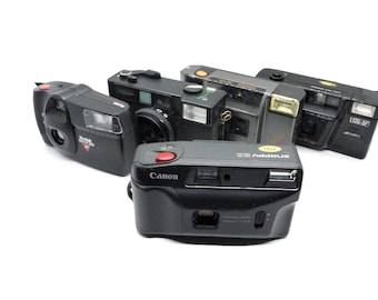 Lot #1 of 35mm Point and Shoot cameras, not working