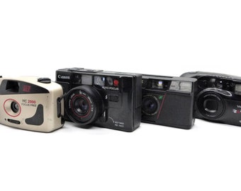 Lot #3 of 35mm Point and Shoot cameras, not working