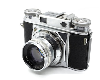 Voigtländer Prominent I (Type 127) 35mm rangefinder camera with 50mm F2 lens, tested and working