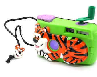 Creature Camera Tiger 35mm compact toy camera, tested and working