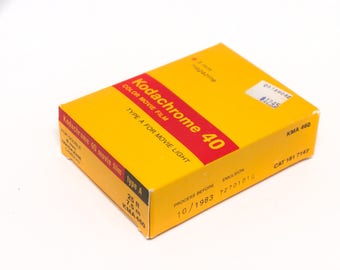 Kodak Kodachrome 40 8mm movie film, sealed, expired