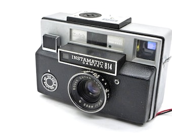 BOXED: Kodak Instamatic 814 rangefinder camera with 38mm F2.8 lens, tested and working