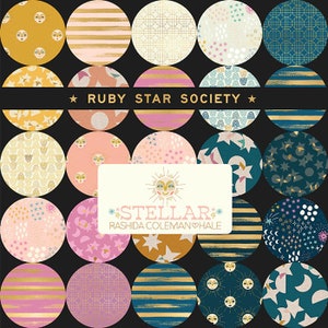 Destash - Ruby Star Society jelly roll by Rashida Coleman - Stellar - not unrolled but no ribbon or tag