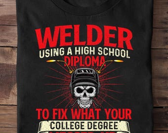 Whenever Im Asked Why I Chose 2 Veteran T Shirt - Welder Shirts, Welder Gifts, Welding Art, Welding Gifts, Coworker Gift