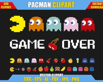 Download Pacman svg | Etsy