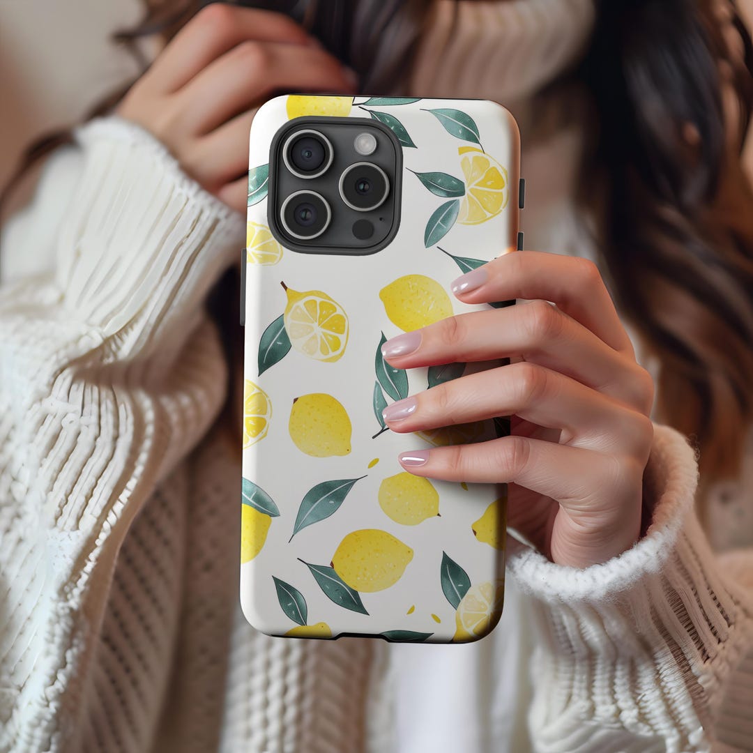 Lemon Phone Case Flexi Case Cute Summer Phone Case Summer Vibes