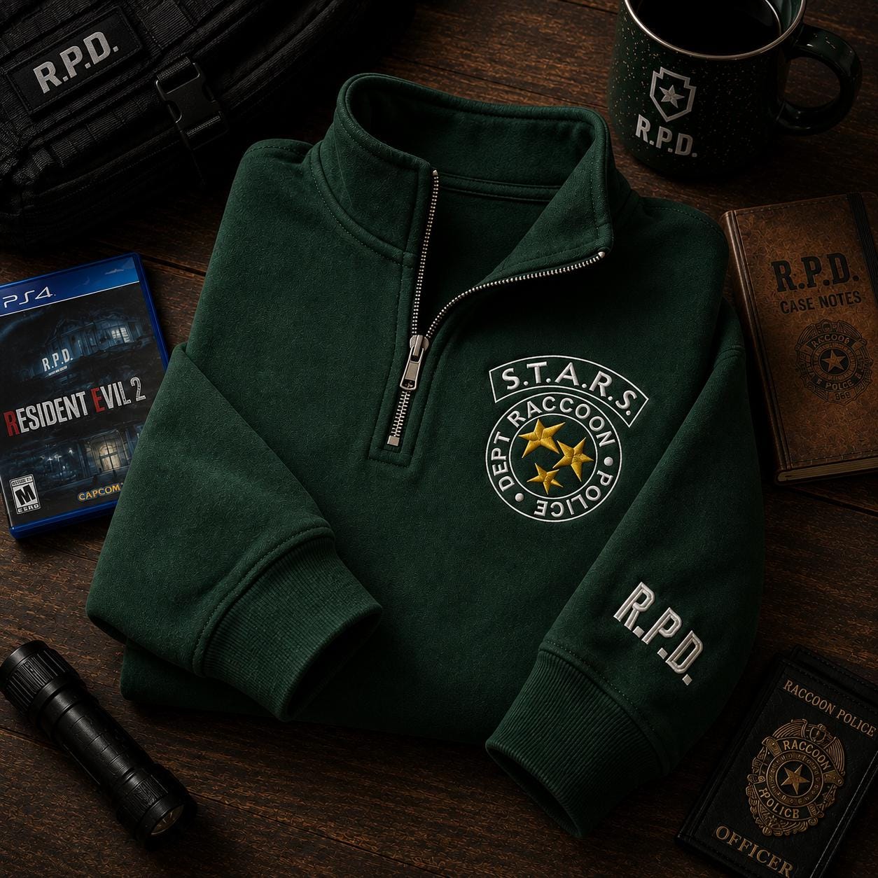 希少 バイオ-R.P.D. Raccoon City Police-ジャンパー Raccoon City Police Jacket - Etsy