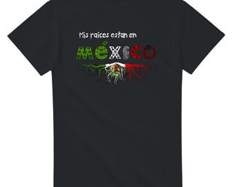 私のルーツはメキシコにある Tシャツ – プレミアムヘビーウェイトコットン メキシカンヘリテージプライドTシャツ
