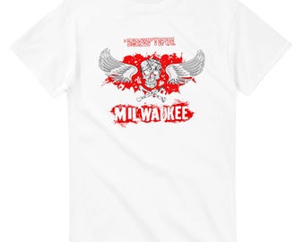 ミルウォーキー・ブリュー・シティ「自由の翼」Tシャツ｜自由を感じよう｜ユニセックスコットンTシャツ