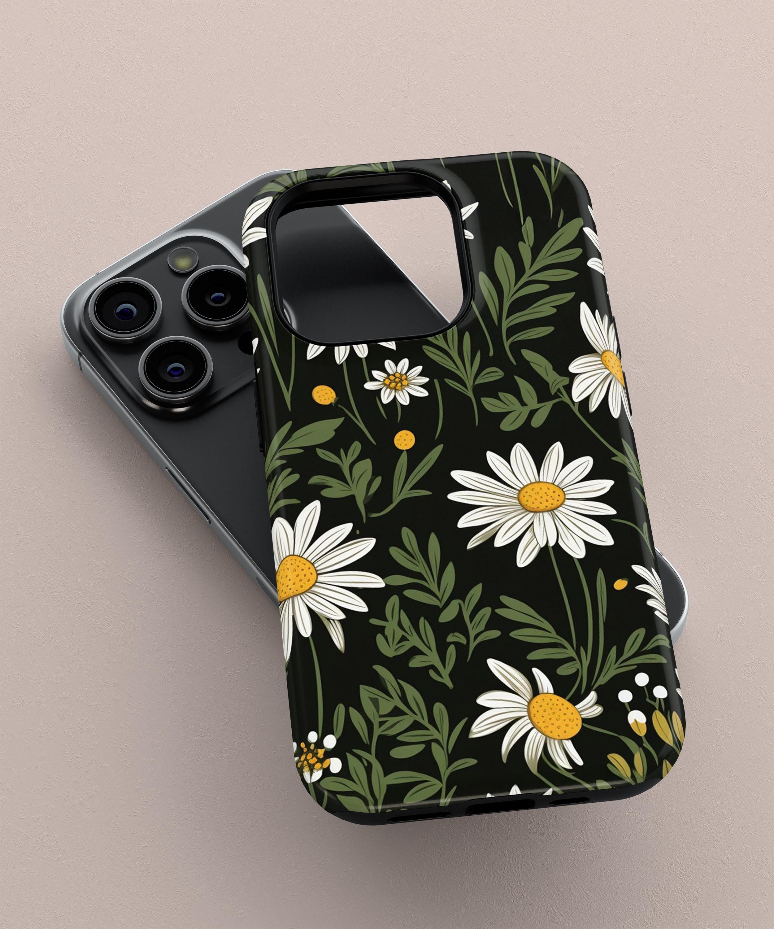Vintage Floral Tough Phone Case: Retro Daisy Botanical Cover - Etsy