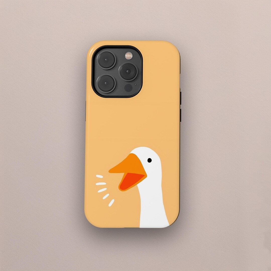 Funny Goose Phone Case, Cute Duck Phone Cases, Trendy Phone Case ...