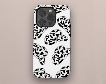 Capa de celular com estampa de chapéu de cowgirl: estilo western