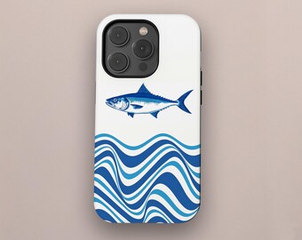 Retro Sardine Fisch Handyhülle: Ozean Meerestiere iPhone & Samsung