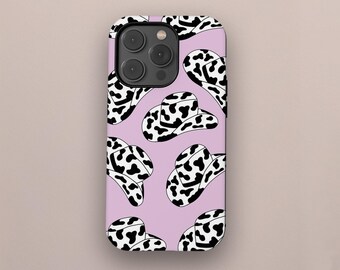 Telefoonhoesje cowgirlhoed print: schokbestendige beschermhoes