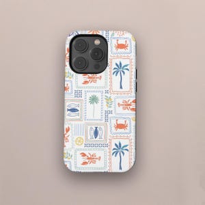 Coque de portable Coastal Checkers, Pura Vida Floral, coque de portable homard, coque de portable East Coast, iPhone 16 15 14 13 12 11 Pro Max, Samsung S25 S24